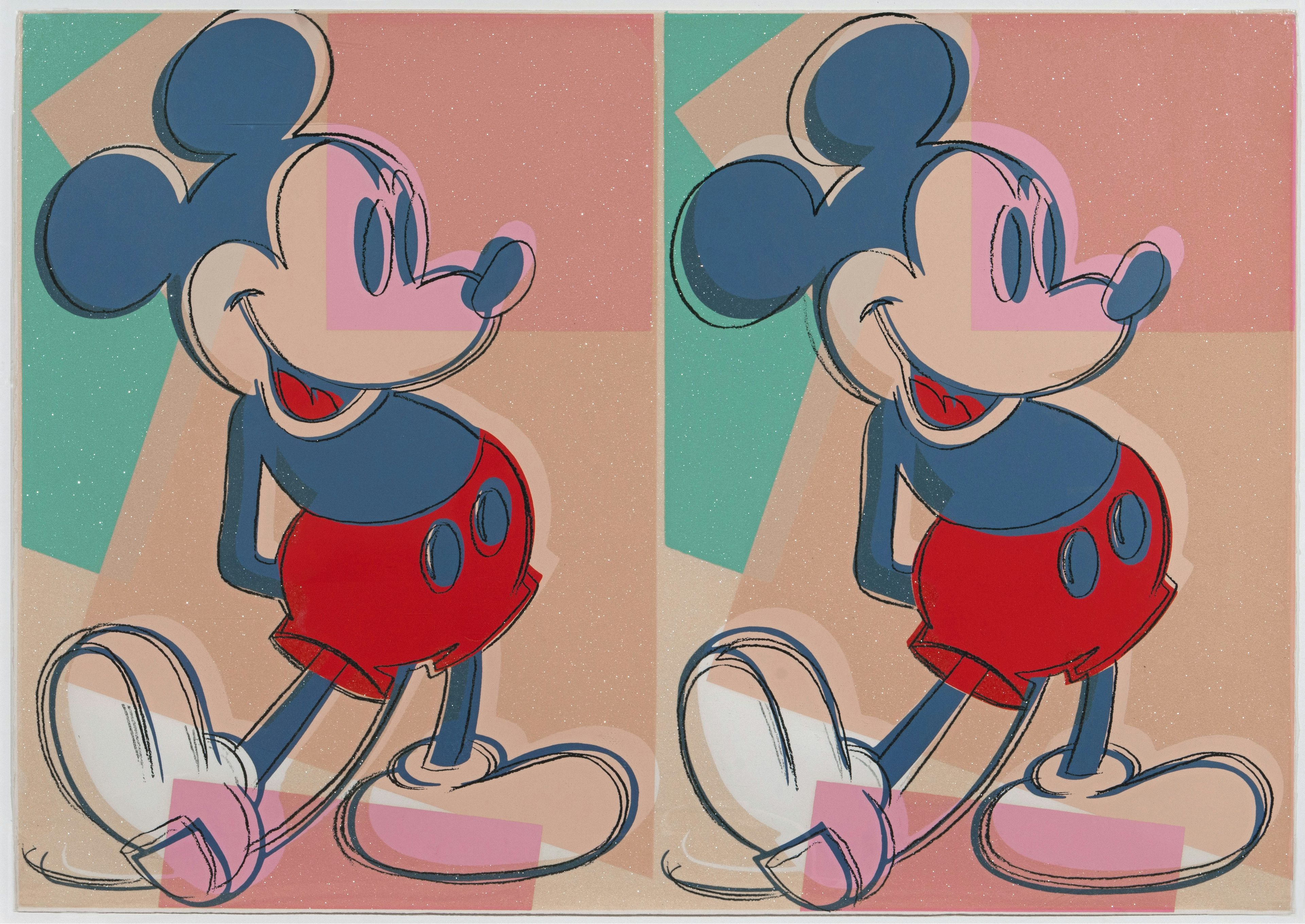 Andy Warhol's Double Mickey