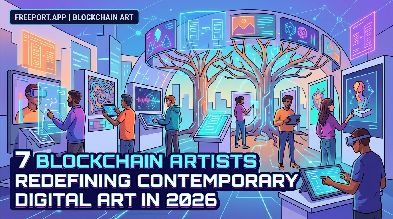 7 Blockchain Artists Redefining Contemporary Digital Art in 2026 - Illustration 1