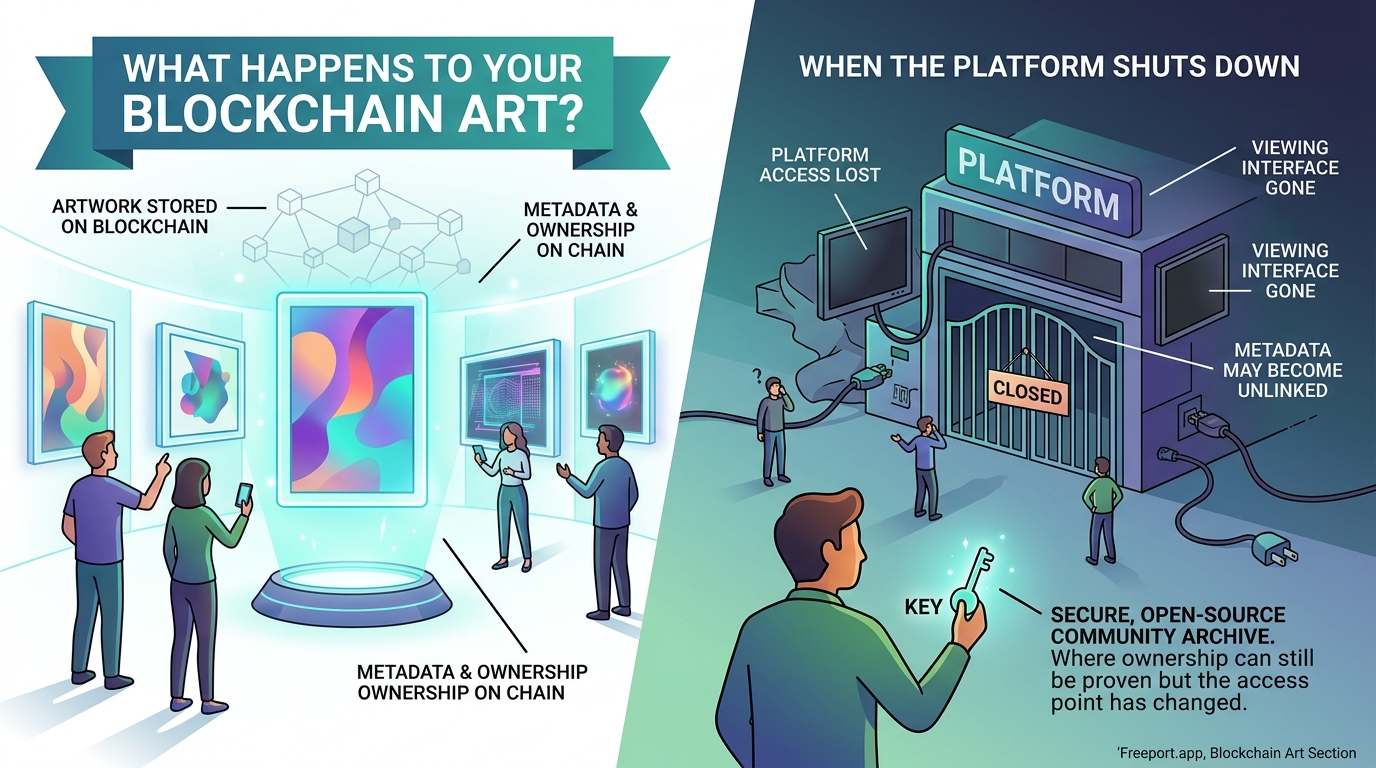 What Happens to Your Blockchain Art When the Platform Shuts Down? - Illustration 1