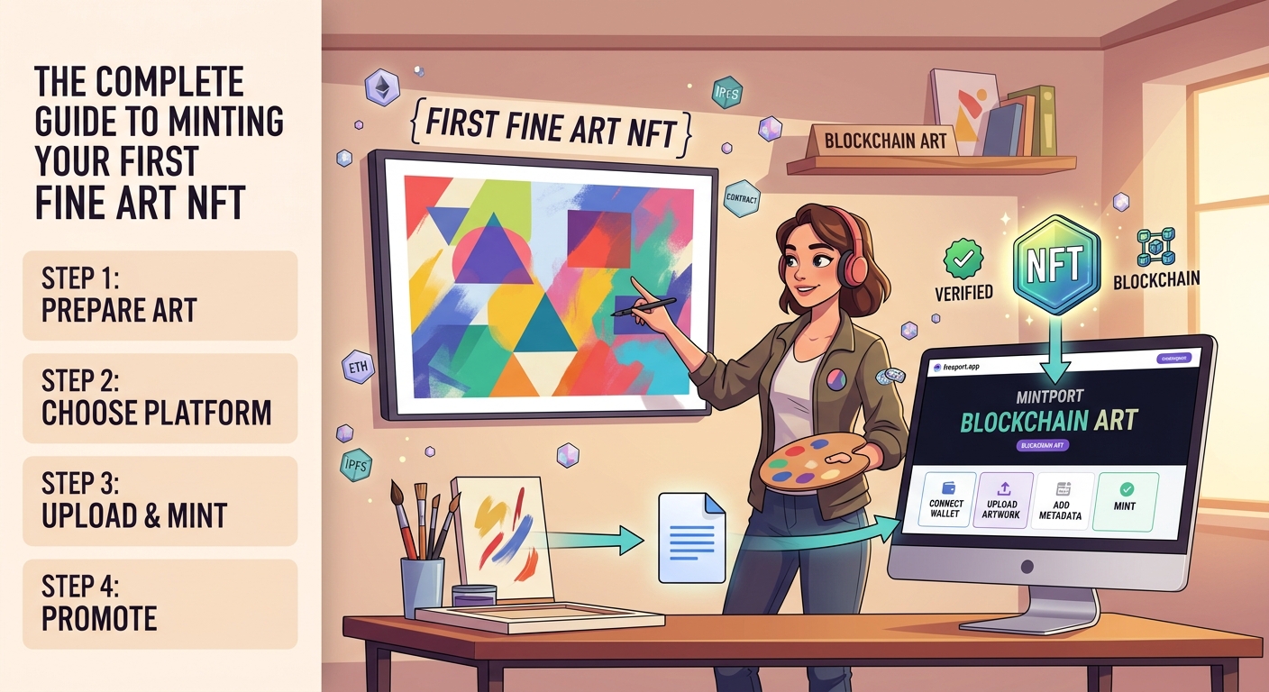 The Complete Guide to Minting Your First Fine Art NFT - Illustration 1