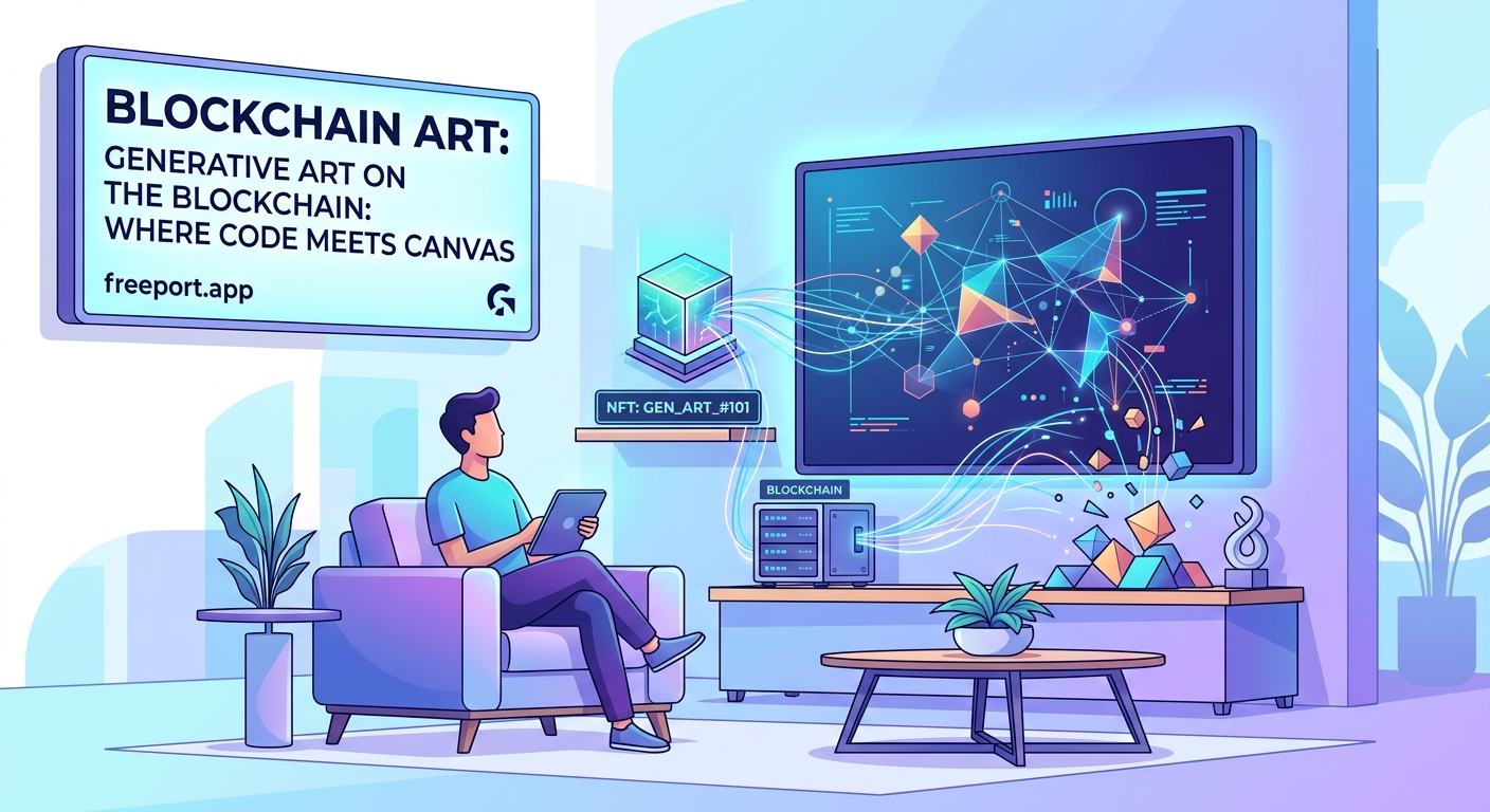 Generative Art on the Blockchain: Where Code Meets Canvas - Illustration 2