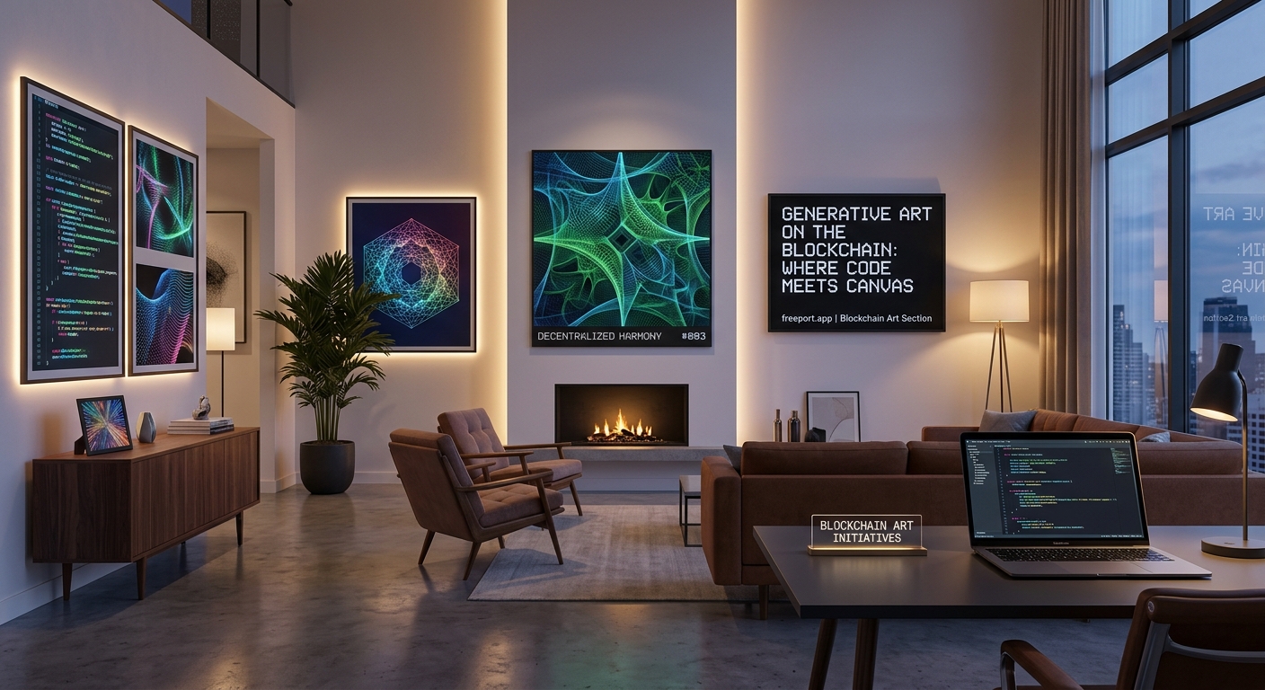 Generative Art on the Blockchain: Where Code Meets Canvas - Illustration 3