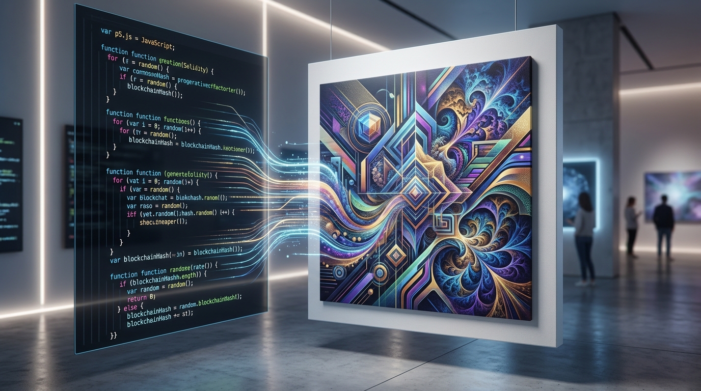 Generative Art on the Blockchain: Where Code Meets Canvas