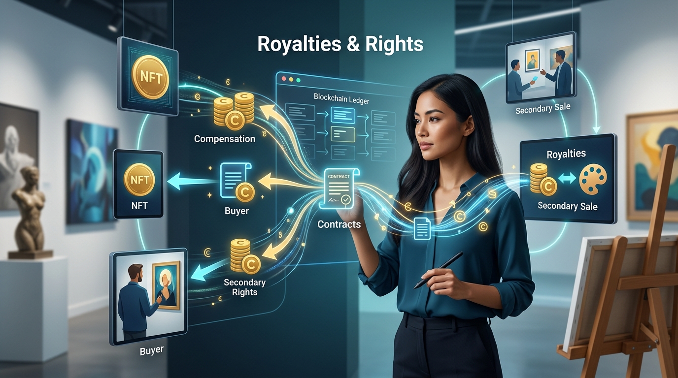 Royalties and Rights: Understanding Artist Compensation in Blockchain Art