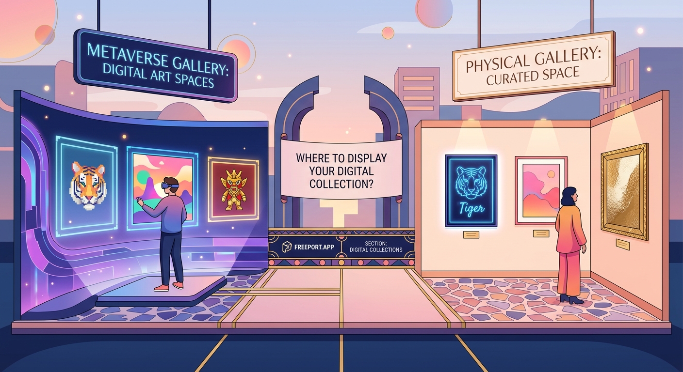 Should You Display Your Digital Collection in the Metaverse or Physical Galleries? - Illustration 1