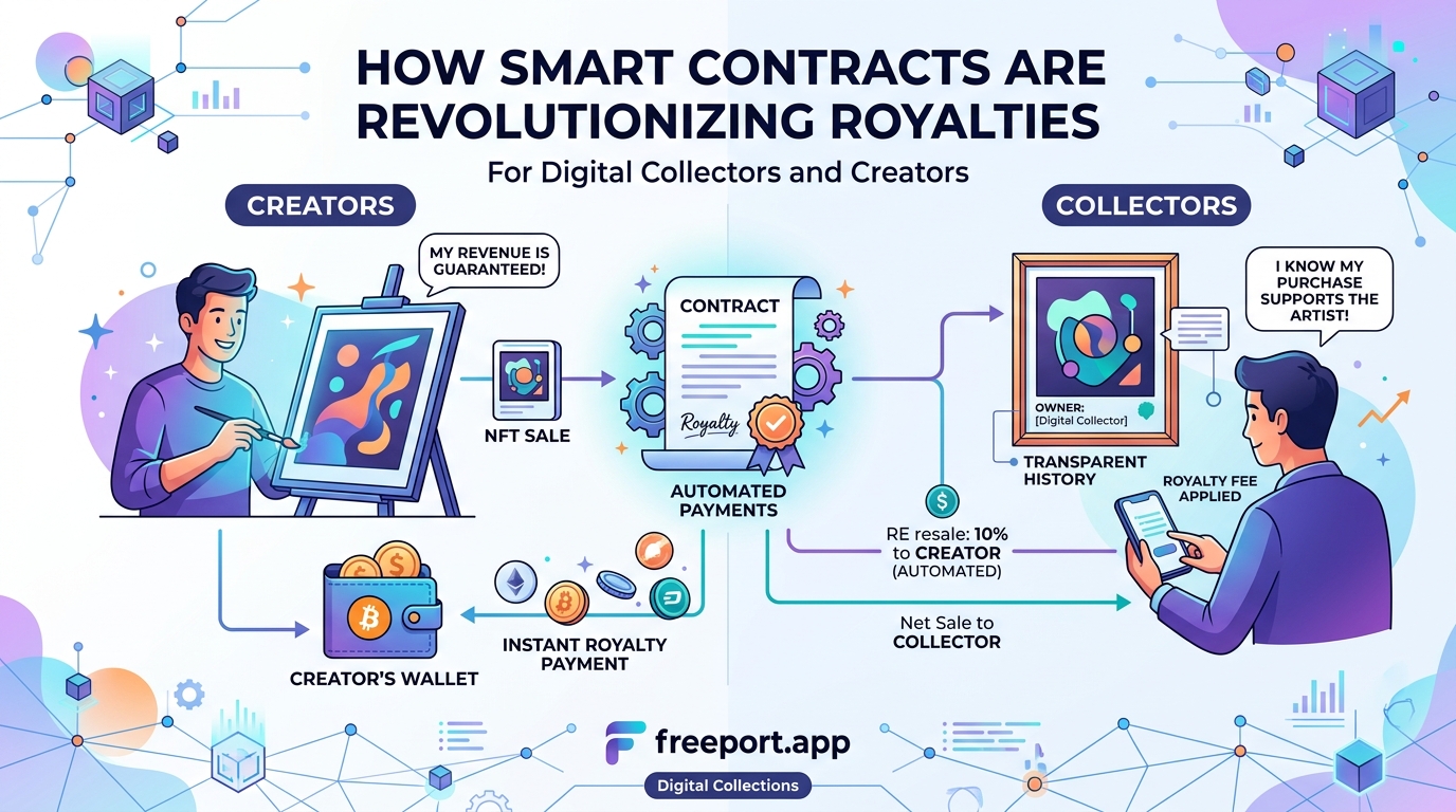How Smart Contracts Are Revolutionizing Royalties for Digital Collectors and Creators - Illustration 1