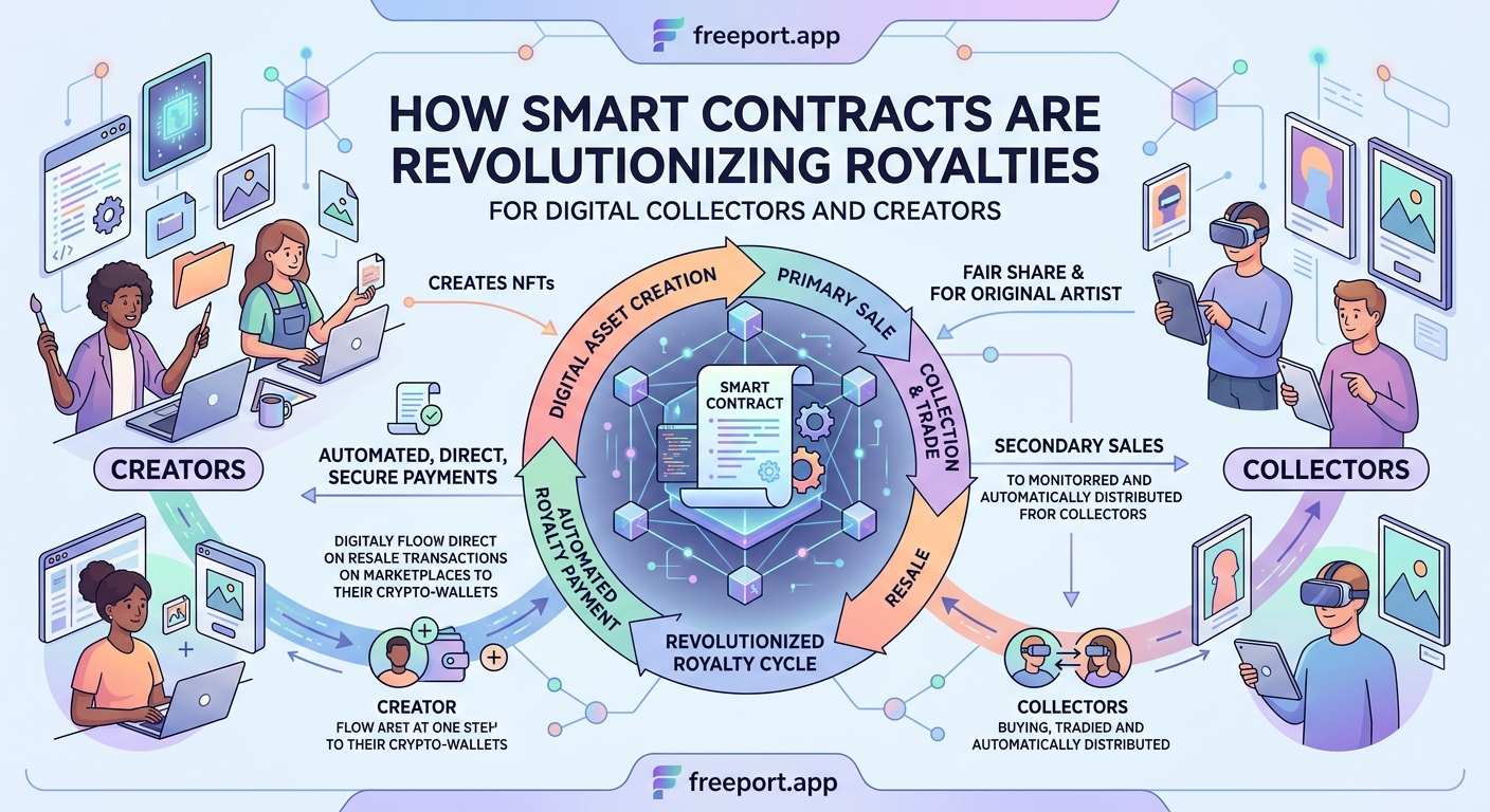 How Smart Contracts Are Revolutionizing Royalties for Digital Collectors and Creators - Illustration 2