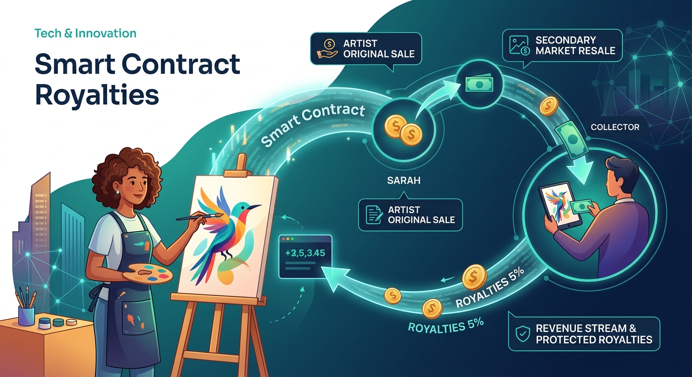 Smart Contract Royalties Explained: Protecting Artist Revenue in Secondary Sales - Illustration 1