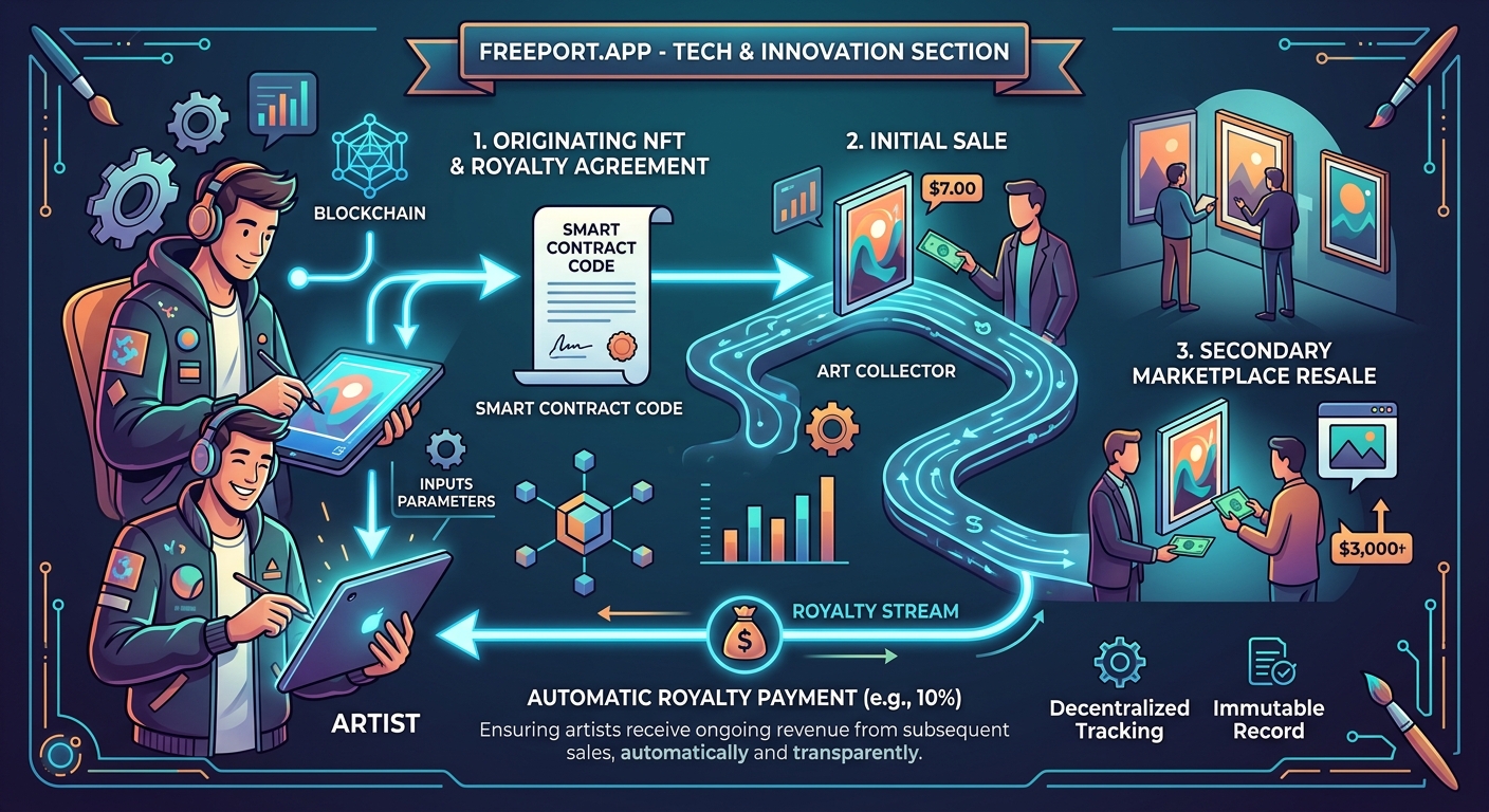 Smart Contract Royalties Explained: Protecting Artist Revenue in Secondary Sales - Illustration 2