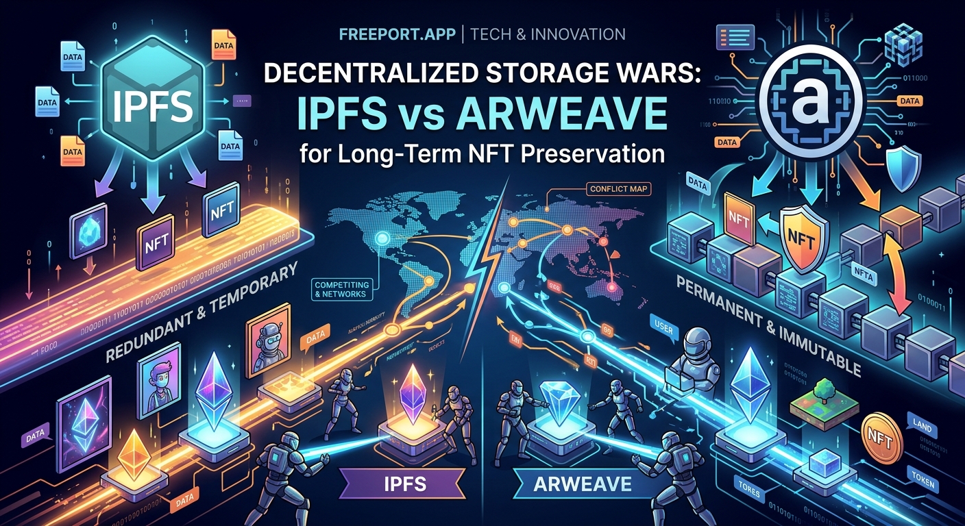 Decentralized Storage Wars: IPFS vs Arweave for Long-Term NFT Preservation - Illustration 1