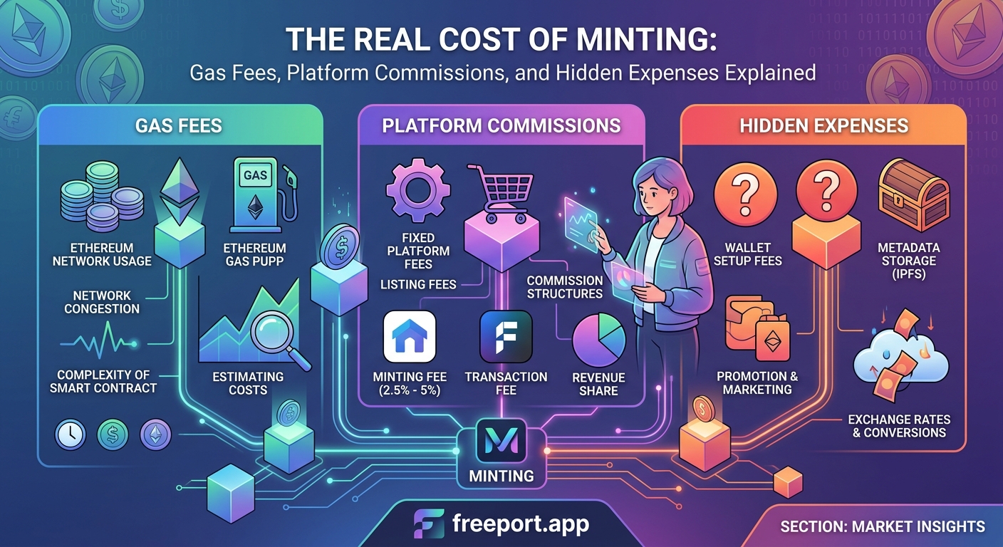 The Real Cost of Minting: Gas Fees, Platform Commissions, and Hidden Expenses Explained - Illustration 2
