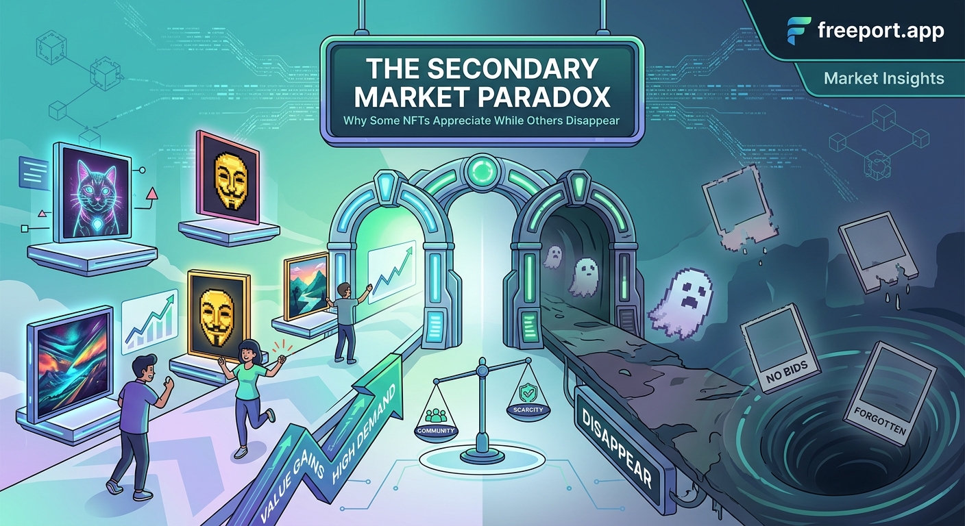 The Secondary Market Paradox: Why Some NFTs Appreciate While Others Disappear - Illustration 4
