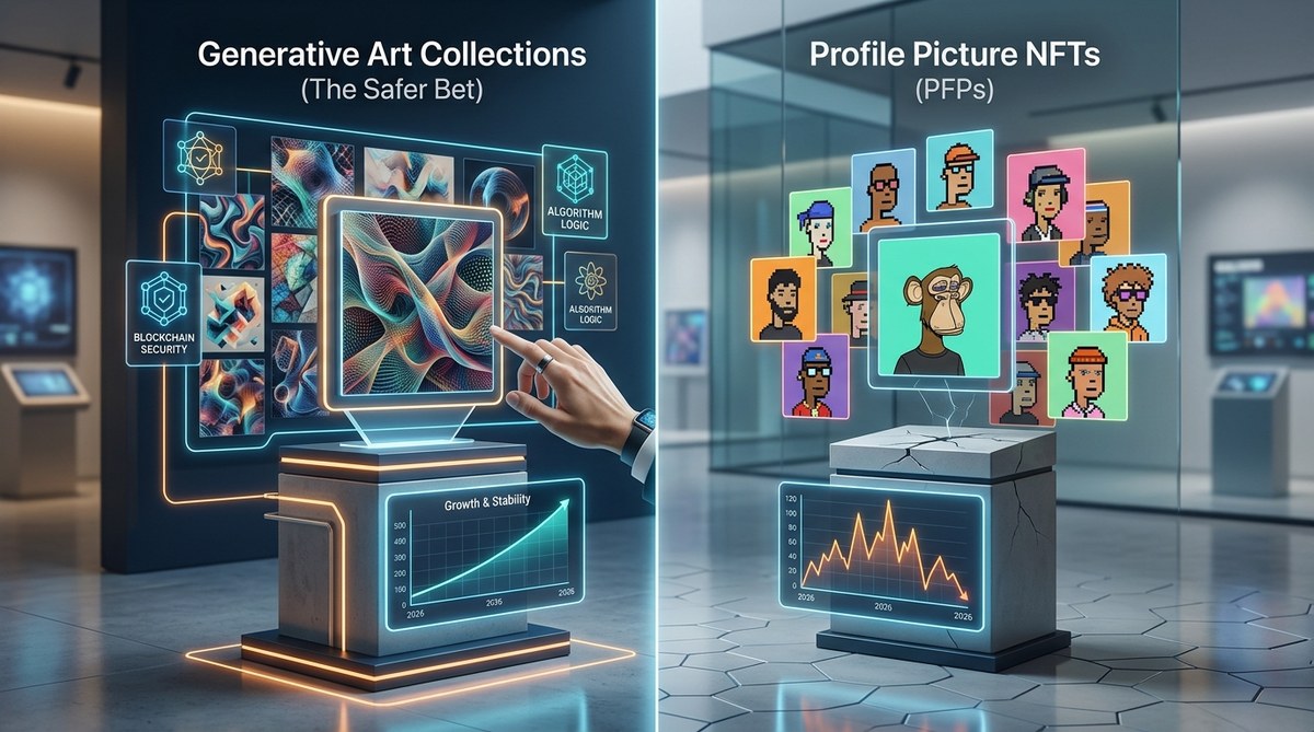 Are Generative Art Collections a Safer Bet Than Profile Picture NFTs in 2026?