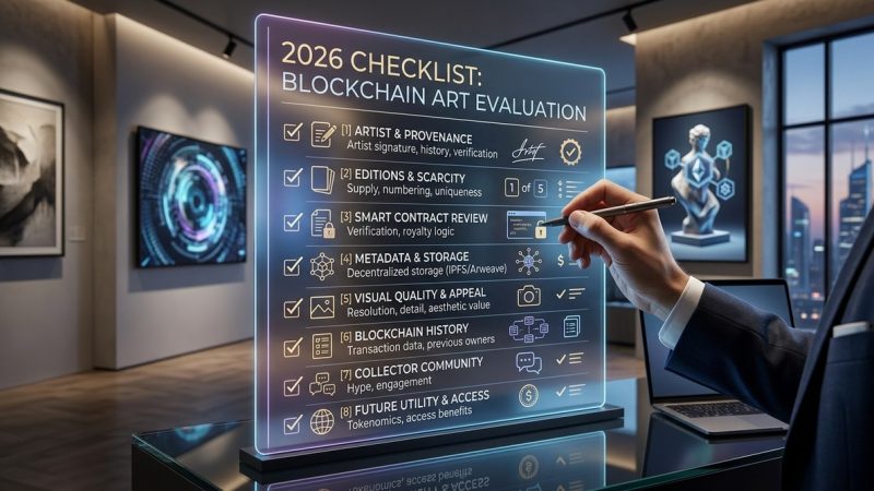 How to Evaluate Blockchain Art Before Buying: A Collector’s 2026 Checklist
