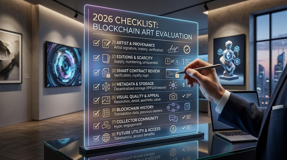 How to Evaluate Blockchain Art Before Buying: A Collector’s 2026 Checklist