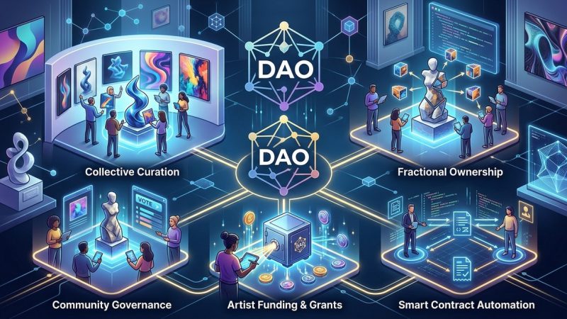 5 Ways Decentralized Autonomous Organizations Are Changing the Blockchain Art World