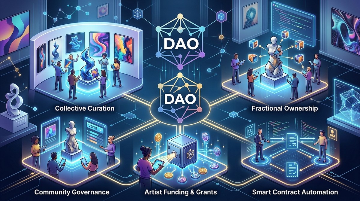 5 Ways Decentralized Autonomous Organizations Are Changing the Blockchain Art World